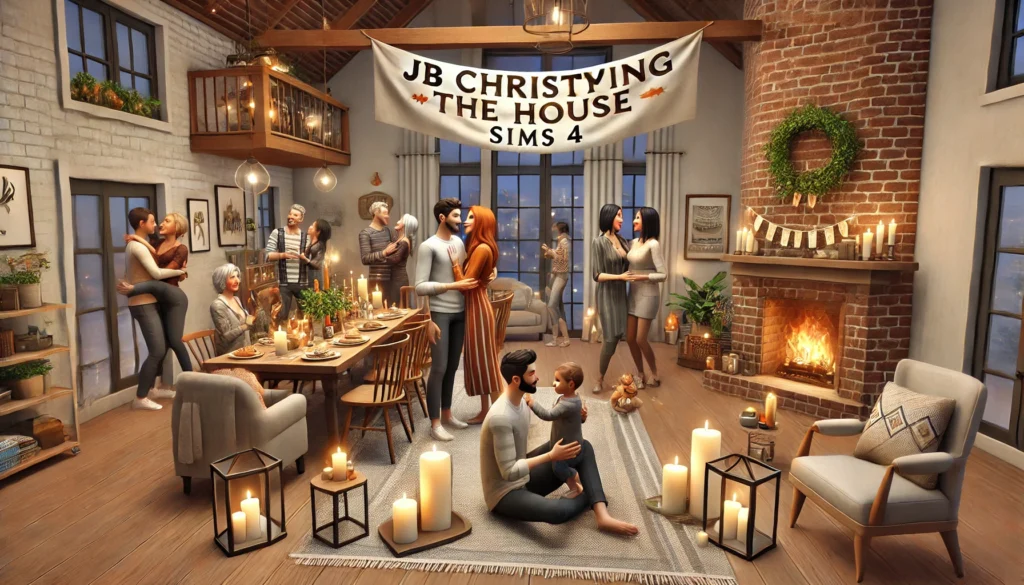 JB Christening the House Poses Sims 4