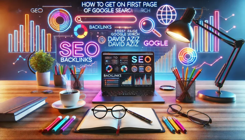 how to get on first page of google search david aziz