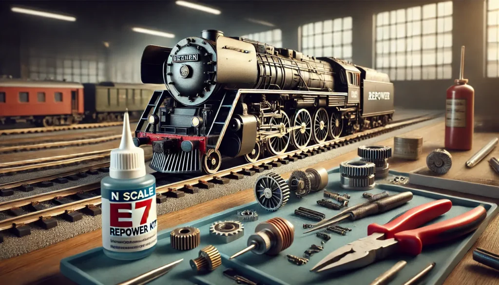 n scale lifelike e7 repower kit