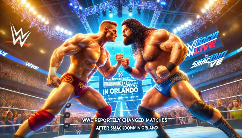 wwe reportedly changed matches after smackdown in orlando